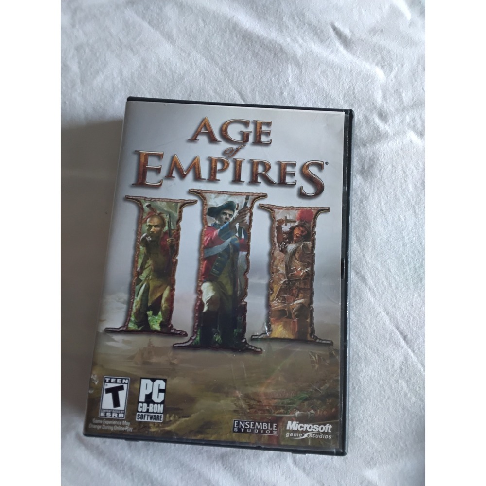 Age of Empires III PC CD ROM Game‎ Ensemble Studios Microsoft Windows